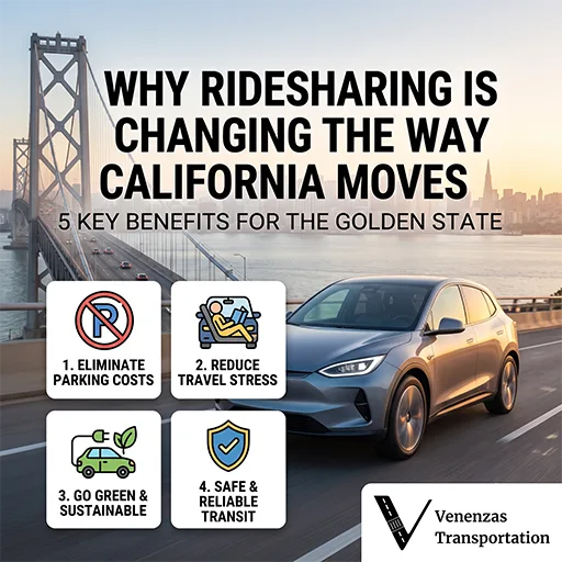 Rideshare benefits California